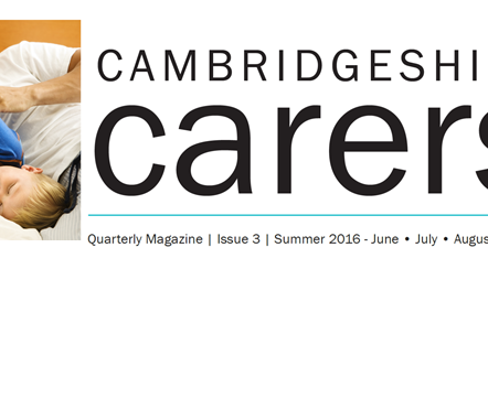 Carers Trust Magazine cover issue 3
