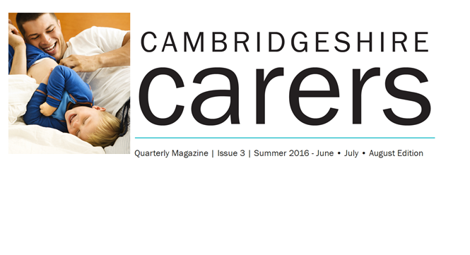 Carers Trust Magazine cover issue 3