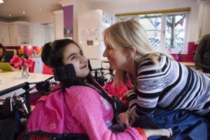 Parent carer and disabled child
