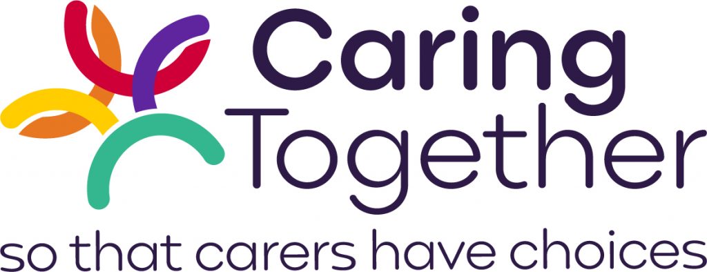 Caring Together logo with strapline in RGB