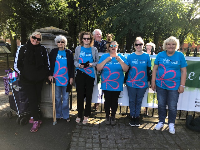 Lynne and Tracey memory walk group