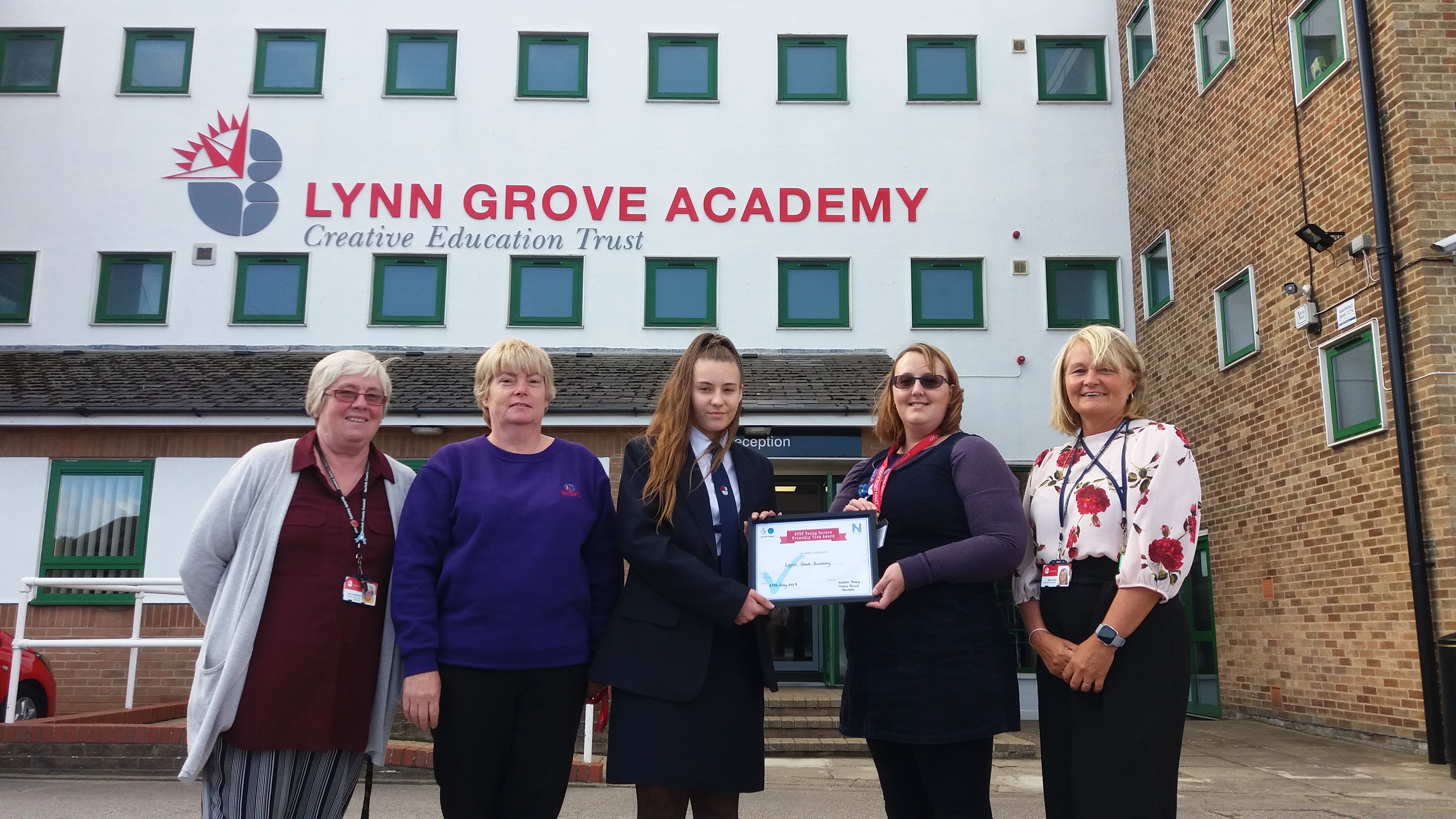 Lynn Grove Academy Have Work With Young Carers Recognised Caring Together Lynn Grove Academy Have Work With Young Carers Recognised Caring Together