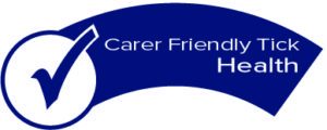 Carer Friendly Tick - health logo