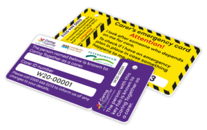 Carer's emergency card