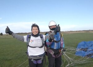 Sharon Macleod skydive