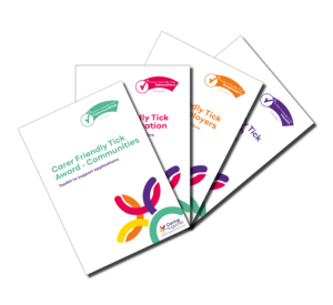 Carer Friendly Tick Award toolkit front cover fan