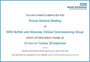 Norfolk and Waveney CCG AGM