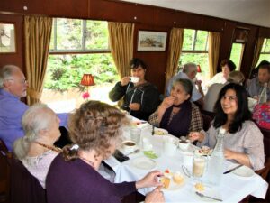 Carers and people they care for at Carriages of Cambridge