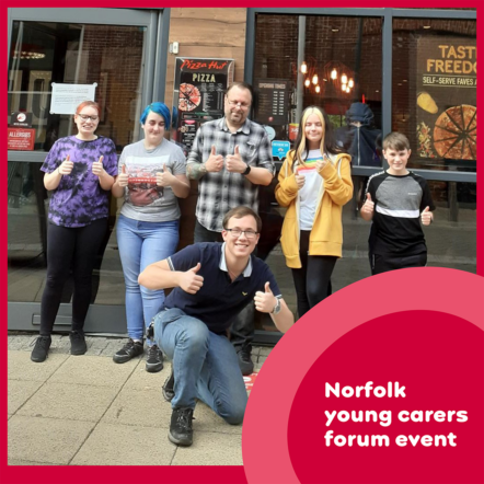 Norfolk young carers forum event