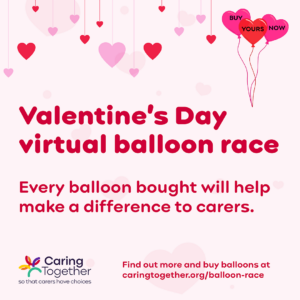 Valentine's Day 2022 balloon race
