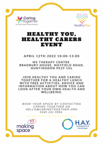 Healthy You event April 2022