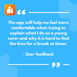Young carers app quote