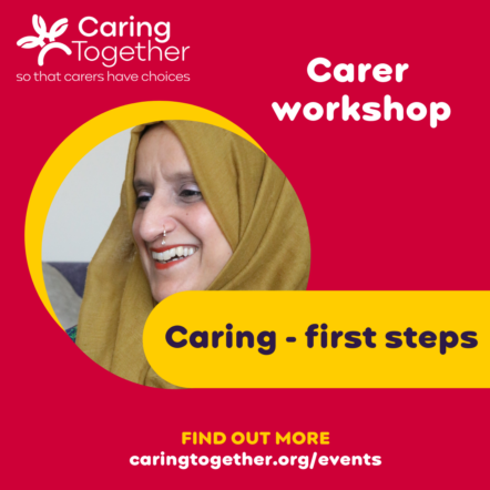 Carer workshop on first steps to caring