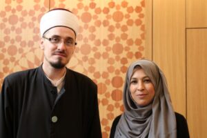 Imam Sejad Mekic and Ayesha Inclusion Officer