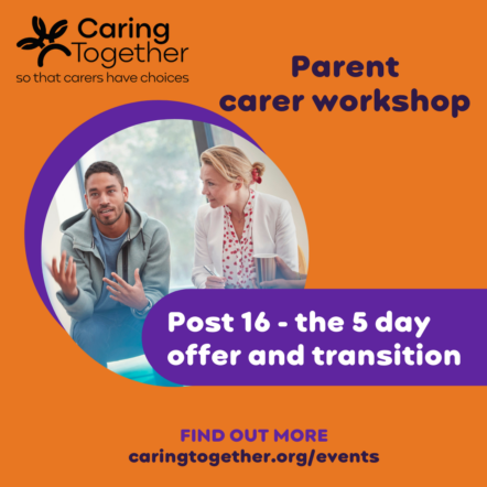 Parent Carer Workshop - the 5 day offer and transition