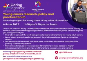 Young Carers Alliance Transition event