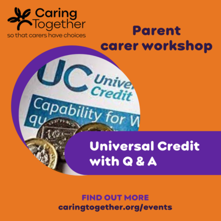 Parent carers workshop on Universal Credit