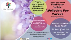 Wellbeing for carers event 