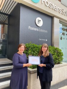 Fosters Solicitors Carer Friendly Tick Award