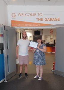 The Garage receives Carer Friendly Tick Award Communities