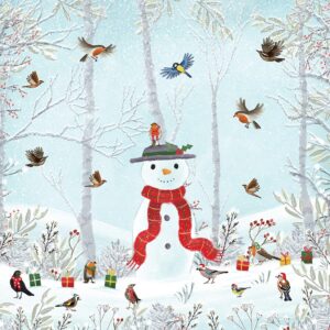 Snowman friends Christmas card