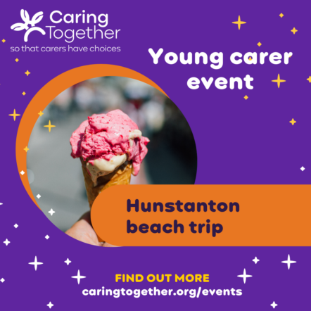 Young carer Hunstanton beach trip