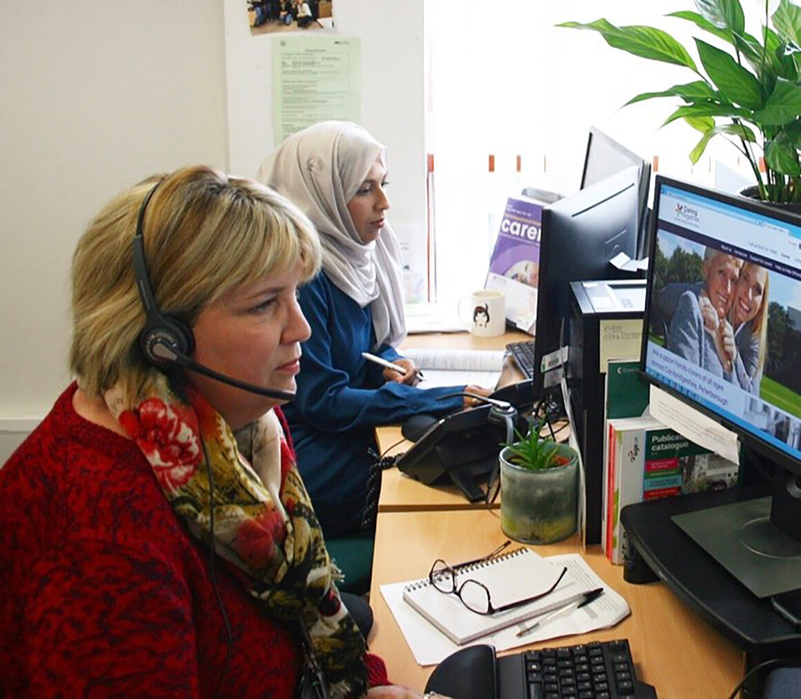 Carer helpline team