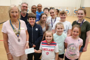 St Ives Rotary Club cheques presentation to young carers