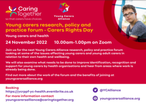 Young carers forum on young carers and health