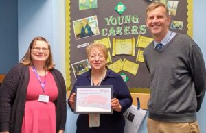 Scarning Primary School Carer Friendly Tick Award - Education
