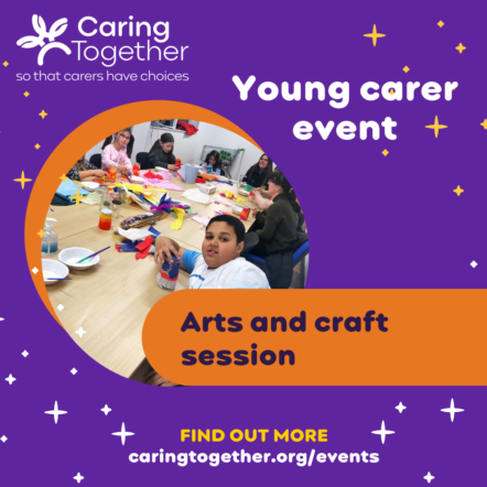 Young carers arts and craft session