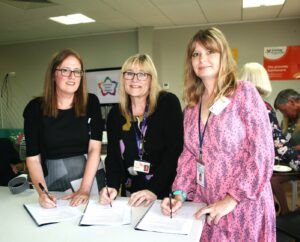 Voluntary Alliance launch - Lynette Hurren – Voluntary Sector Alliance programme director, Care Network Cambridgeshire, Miriam Martin - Chief Executive, Caring Together, Melanie Pittock - Chief Executive of Age UK Cambridgeshire & Peterborough