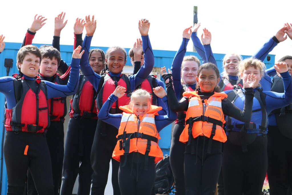 Young Carers at water park