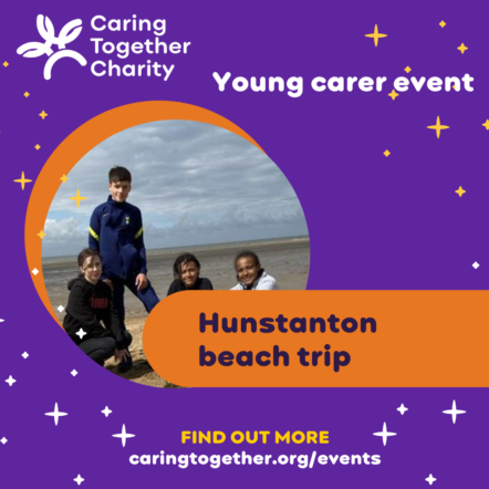Young carers Hunstanton Beach Trip