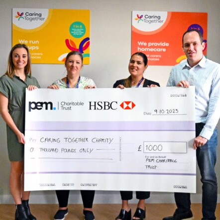 Caring Together Charity PEM Charitable Trust Donation - Copy