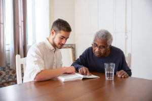 Norfolk Befriending Service volunteer with carer