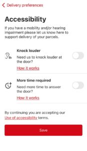 Royal Mail App