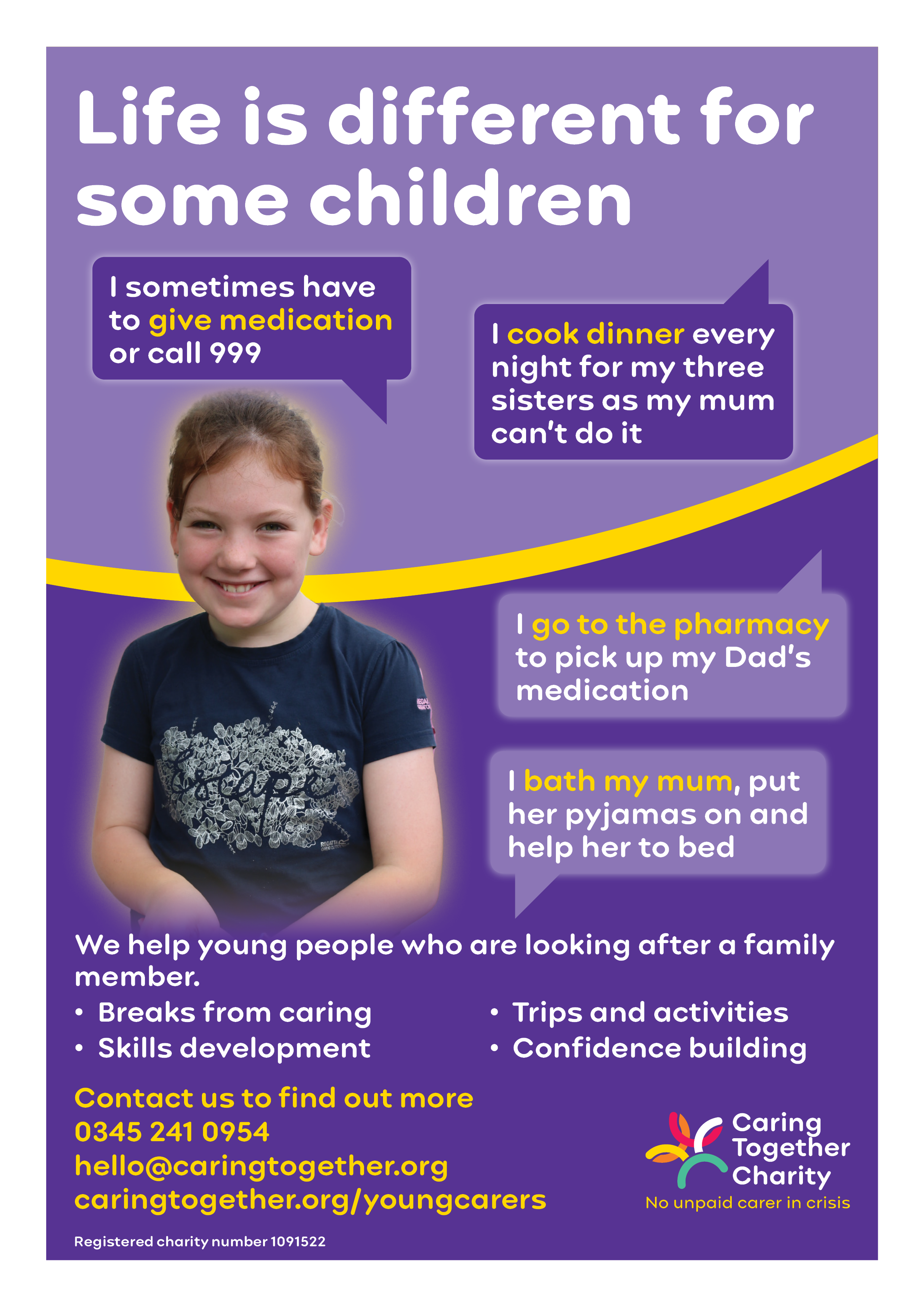 Young carer poster - primary-age