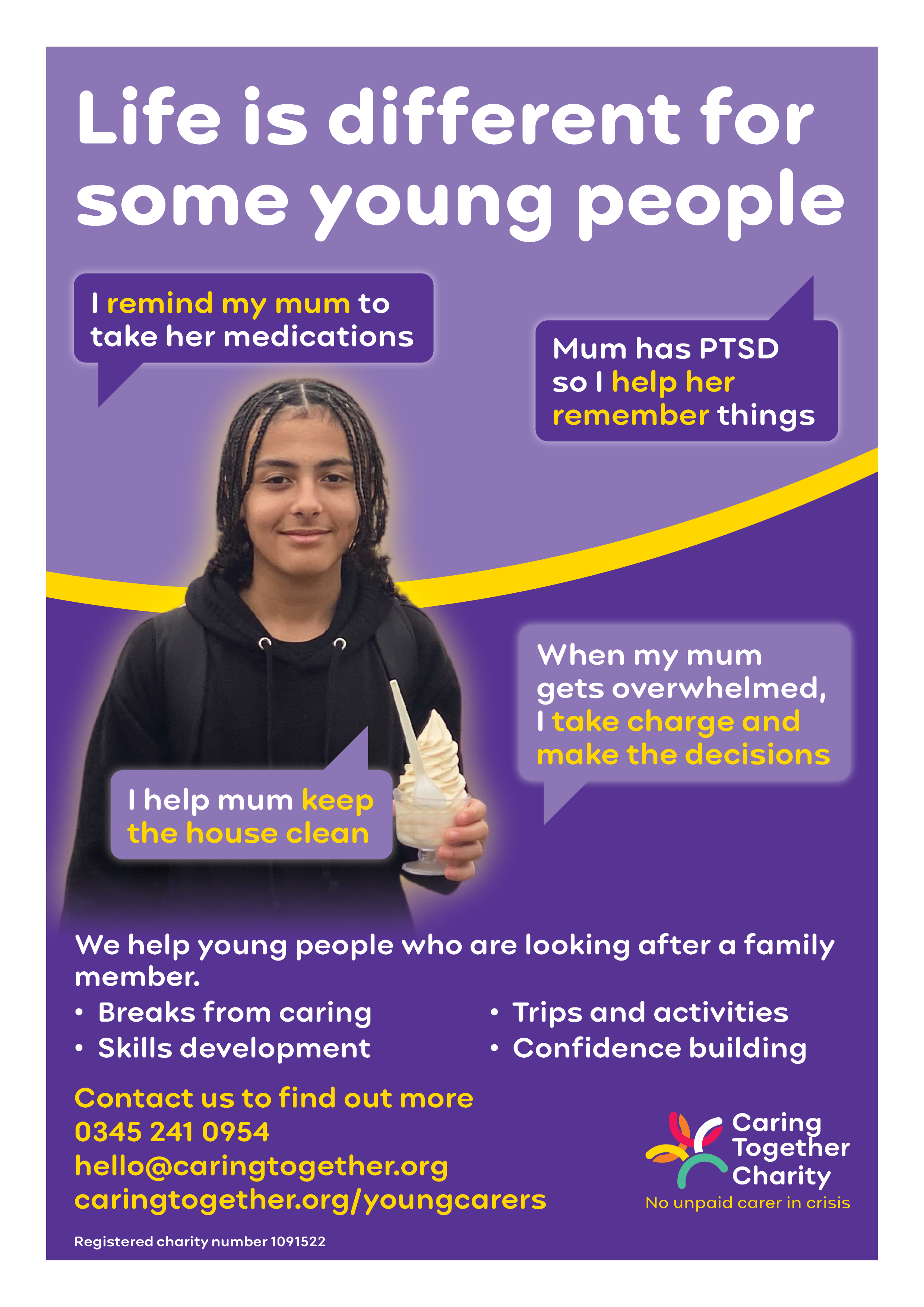 Young carer poster - secondary-age
