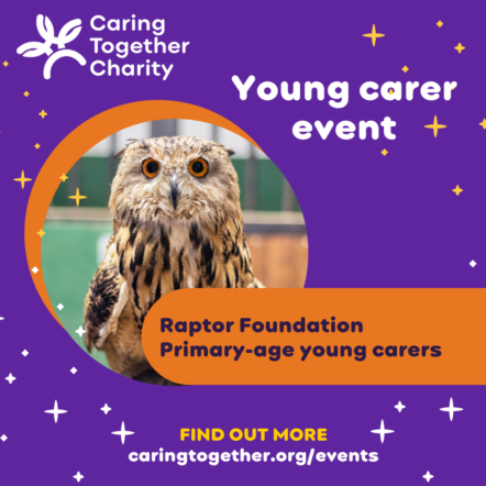 Raptor Foundation event for primary-age young carers