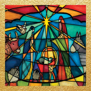 Stained Glass Nativity