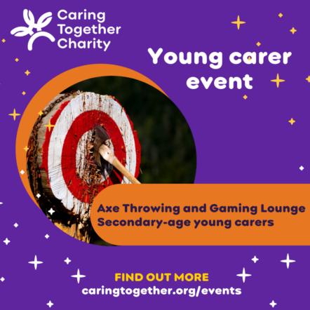 Young carer axe throwing and gaming lounge