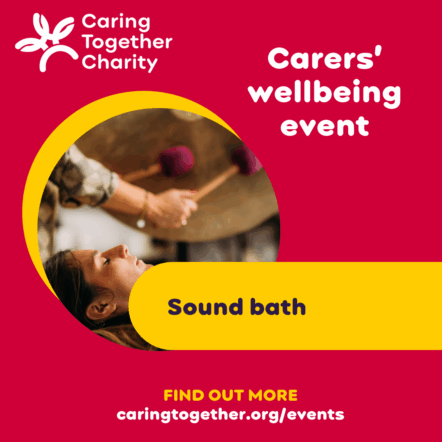 Carers' wellbeing event - Sound bath