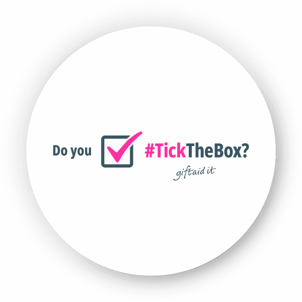Gift aid - Do you tick the box?