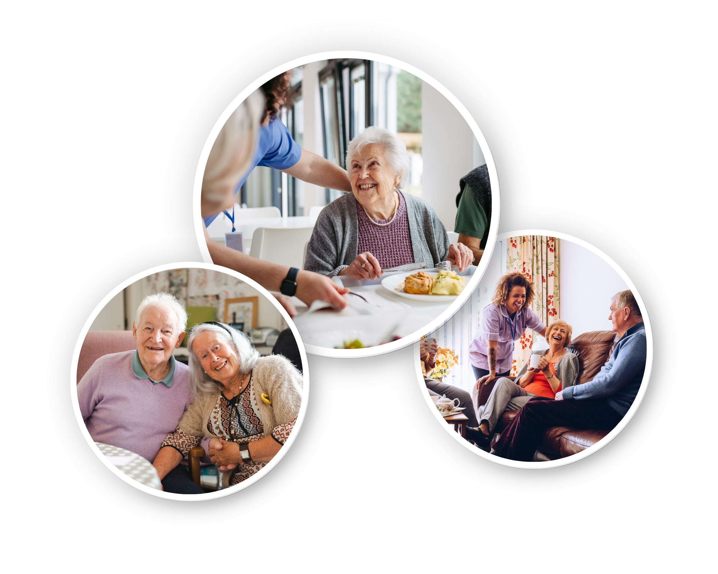 Care Home Supporter Scheme - images of people in care homes