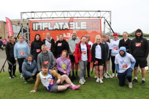 Huntingdon Inflatable 5K runners