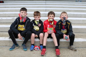 Huntingdon Inflatable 5K runners