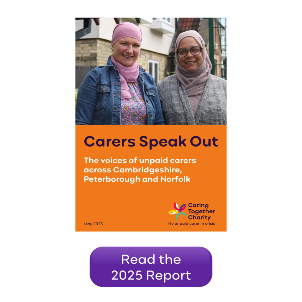 Read the Caring Together Charity Carers Speak Out report 2025