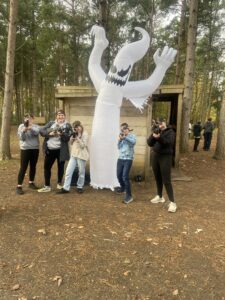 Young carers at laser tag