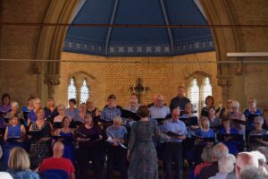 St Ives Community Choir performing at St Ives Free Church